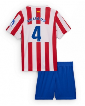 Atletico Madrid Conor Gallagher #4 Maglia Gara Casa Repliche 2025-26 Bambino Maniche Corte